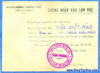 TP31 : Chứng nhận vào làm việc