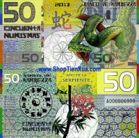 Tiền Úc 50 Numismas 2013 (Cho người tuổi Tỵ )