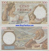 100 fancs Pháp 1940