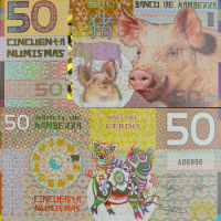 Tiền Lợn Úc polyme kỉ niệm