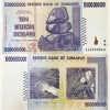 10 tỷ Zimbabwe - tiền thật siêu lạm phát - anh 1