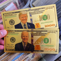 1.000$ Trump + Biden plastic kỉ niệm
