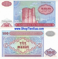 QT3 : Azerbaijan 100 Manat 1993