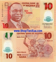 P10 : Nigeria 10 naira 2009