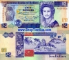 QT94 : Belize 2 Dollar 1990 - anh 1