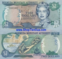 QT95 : Bermuda 2 Dollars 2000