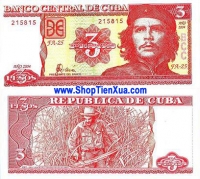 QT102 : Cuba 3 pesos 2004