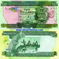 D5: Solomon Islands 2 Dollars 2004