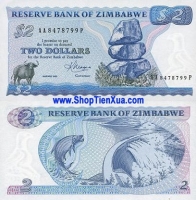 D9: Zimbabwe 2 Dollars 1983