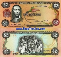 D11: Jamaica 2 Dollars 1993