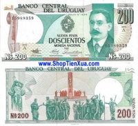 QT120 : Uruguay 200 Pesos 1986