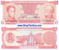 QT121 : Venezuela 5 Bolivares 1989