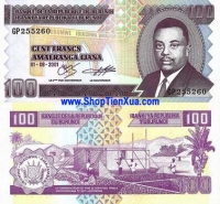 QT127 : Burundi 100 Francs 2001