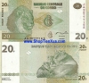 QT133 : Congo 20 Francs 2003 - anh 1