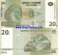 QT133 : Congo 20 Francs 2003