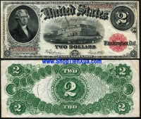 Tiền 2 usd 1917
