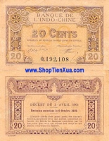 MS209 - 20 cent Thành thái 1920