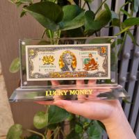 2$ mạ vàng Đức Phật + Đế Mica